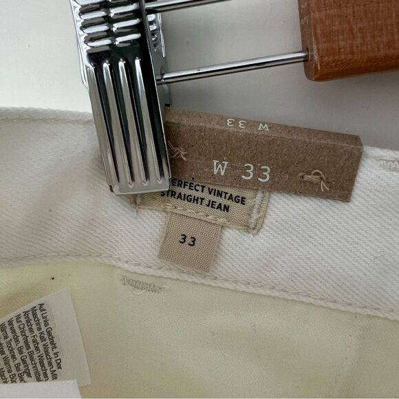 NWT Madewell The High Rise '90s Straight Jean: Two-Tone Workwear Edition - Picture 9 of 12